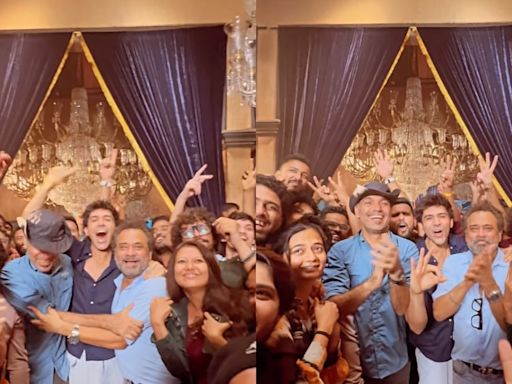 Bhool Bhulaiyaa 3: Kartik Aaryan, Anees Bazmee Cut Cake With Crew Members, Announce Film Wrap - News18