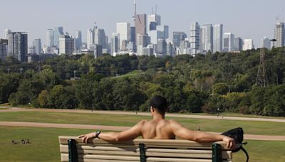 A week of hot, sunny weather is in the forecast for Toronto