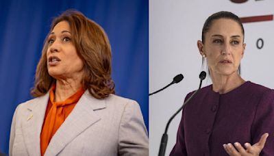 Kamala Harris habla por teléfono con la presidenta electa de México; abordaron migración y narcotráfico