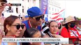 Alegría y orgullo patrio: boricuas participan de parada en el Viejo San Juan