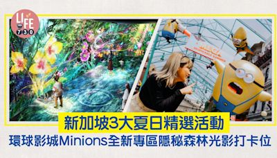 新加坡旅遊｜新加坡3大夏日精選活動 環球影城Minions全新專區/隱秘森林光影打卡位 | am730