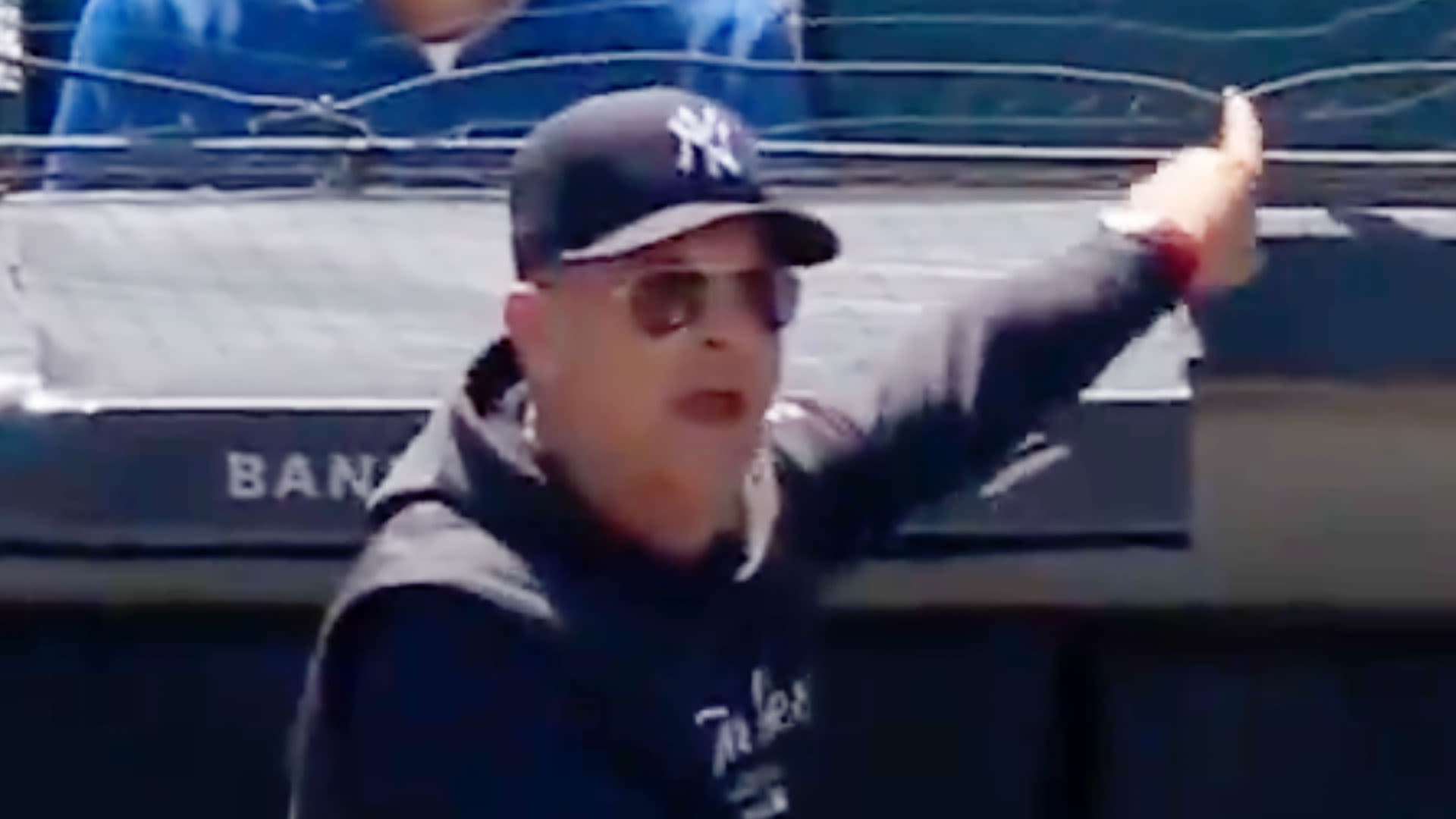 New MLB footage proves Yankees manager Aaron Boone's ejection in loss was wrong