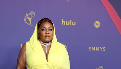 Da'Vine Joy Randolph Makes a Statement in a Yellow Hooded Gown at the 2024 Emmys