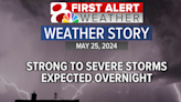 Forecast: Watching severe storms overnight and into Sunday morning