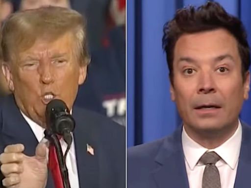Jimmy Fallon Uses Old Trump Clips To Hilariously Answer His 'Interview' Questions