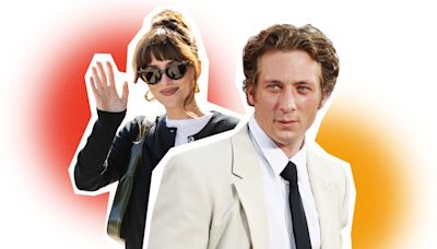 Dakota Johnson, Jeremy Allen White, and His Kids Frolic on Beach Day