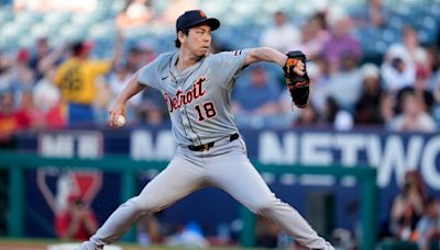 Detroit pitcher Kenta Maeda leaves in 6th inning after taking liner off his hip