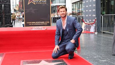 Chris Hemsworth receives star on Hollywood Walk of Fame