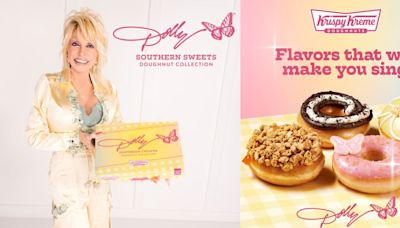 Dolly Parton collabs with Krispy Kreme, unveils new doughnut collection