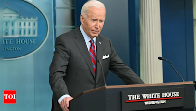 'Free and fair' election may not be 'peaceful', says Biden during first White House briefing - Times of India