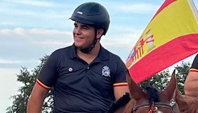 El joven jinete Daniel Martín Galindo, subcampeón del Mundo de TREC