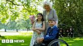 Tony Hudgell: Queen Camilla hosts boy who missed garden party