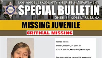 Los Angeles County Sheriff Seeks Public’s Help Locating Missing Juvenile Valeria Ibanez, Last Seen in Cudahy