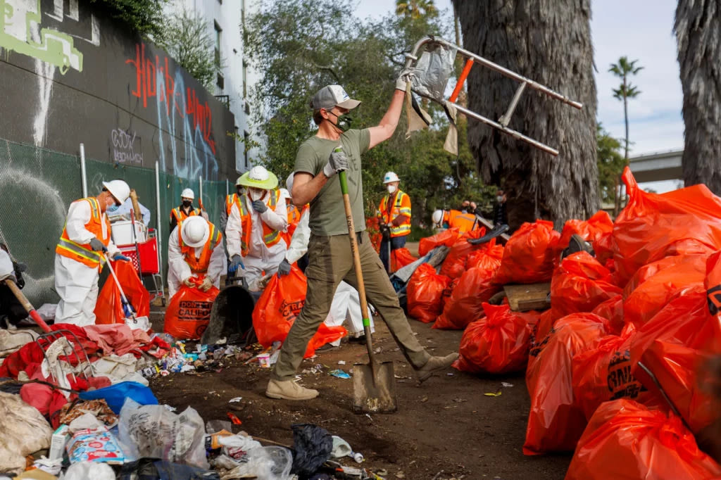 California Gov. Newsom orders state agencies to move homeless people out of camps — but to where?