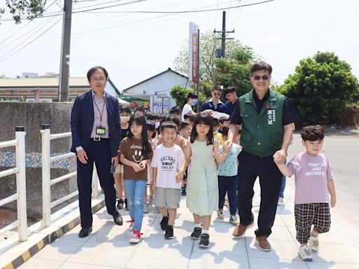 保障學童安全 橋頭仕隆國小通學步道完工 - 寶島