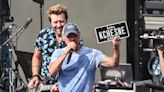 Country music singer Kenny Chesney takes the stage at Iowa Speedway during IndyCar weekend