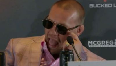 Conor McGregor squirms awkwardly as journalist impersonates UFC star