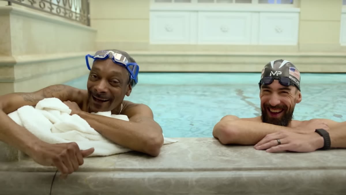 Snoop Dogg Goes Swimming with Michael Phelps at Olympics: Watch