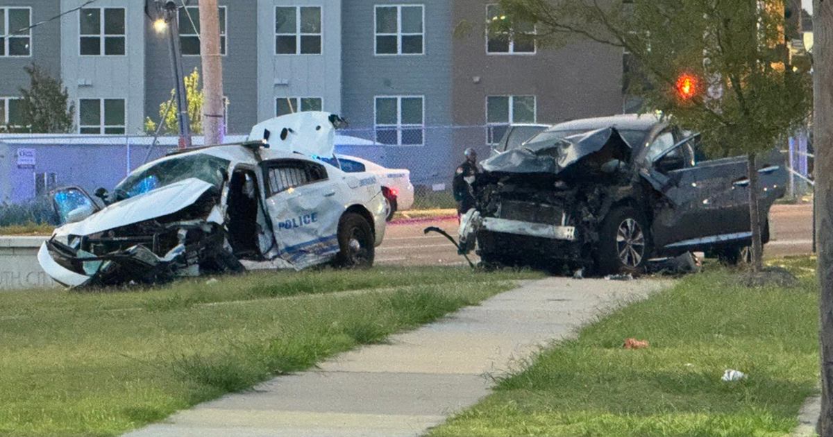 MPD officer, civilian dead, another officer injured after crash in Downtown Memphis, police say
