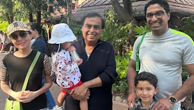 Mukesh Ambani spotted with Pakistani politician Sharmila Faruqui in Disneyland Paris