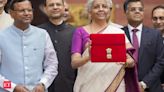 Nirmala Sitharaman again takes tablet in red pouch to present paperless Budget - The Economic Times