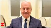 Anupam Kher expresses concern over possible damage to 'Maine Gandhi Ko Nahi Maara' negatives after office robbery - Times of India