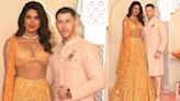 Priyanka Chopra and Nick Jonas make a cute entry at Anant Ambani and Radhika Merchant’s wedding. Watch