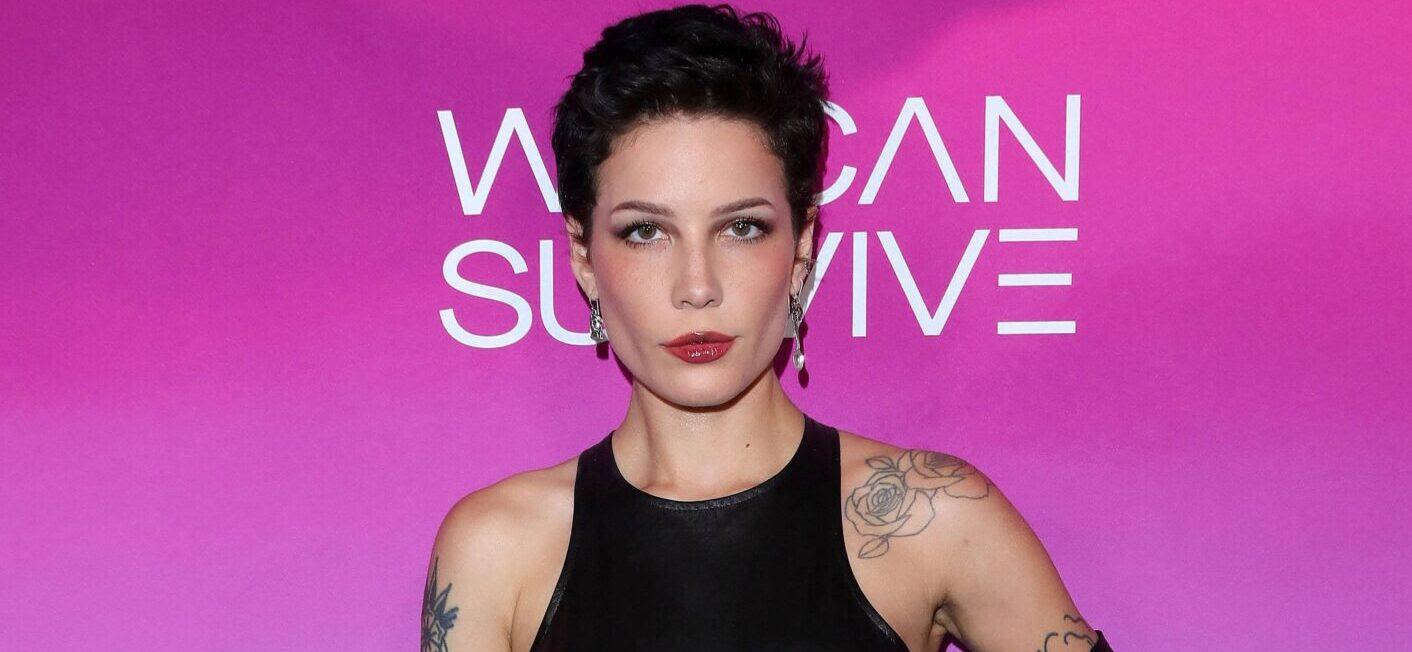 Halsey Shows Off Body Art On First Red Carpet Since Revealing Health Struggles