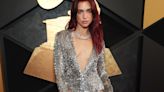 Dua Lipa Goes Full Glam in Silver Sequins at the 2024 Grammys