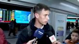 Valentín Gómez en su regreso al país: "Me gustaría jugar en River"