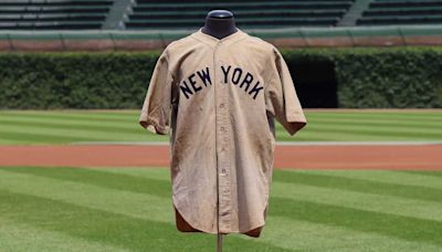 Iconic Babe Ruth jersey could sell for record-breaking $30 million