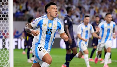 La racha que rompió LISANDRO MARTÍNEZ con su gol para la Selección argentina ante Ecuador por la Copa América