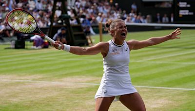 Jasmine Paolini has surprised herself by reaching back-to-back grand slam finals