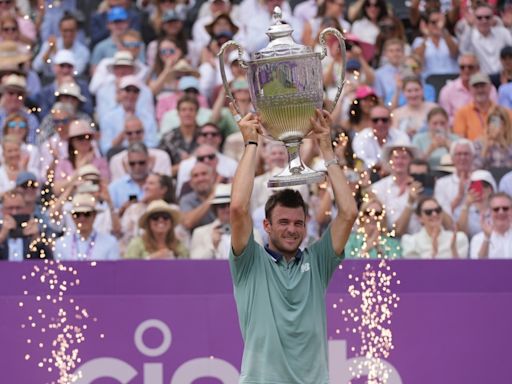 Tennis roundup: Tommy Paul wins Queen's, Sinner triumphs in Halle, Pegula crowned in Berlin