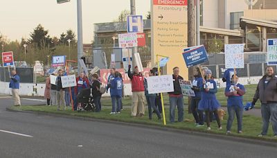 Nurses picket in Vancouver over staffing, wages, sick time