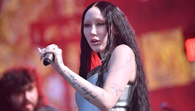 Noah Cyrus Shines in Silver Latex Avellano Dress While Performing at Outloud Music Festival 2024