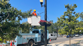 Street closings, security checkpoints, tree trimming, flower planting — it’s going to start looking a lot like DNC!