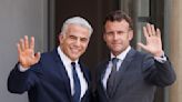 Israel's Lapid meets Macron in Paris on first trip as PM