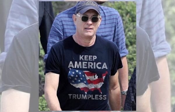 Fact Check: Picture Purportedly Shows Tom Hanks in 'Keep America Trumpless' T-Shirt. Here Are the Facts