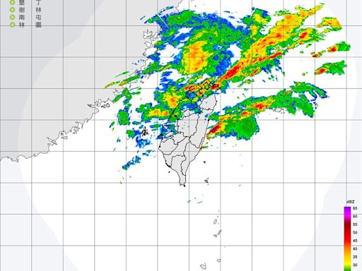 北部下大雨「炸一片黃紅」！估明天雨勢更明顯 低溫跌到1字頭