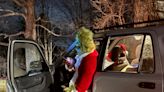 ‘Grinch’ crashes into business’s mailbox, sign on Christmas