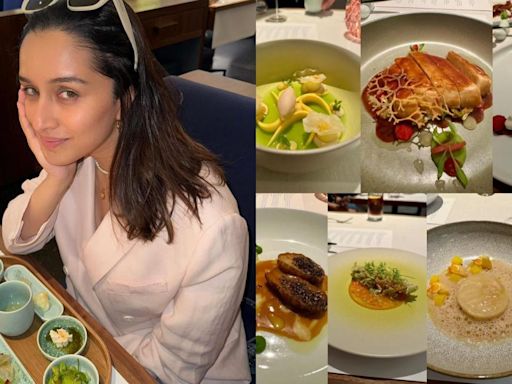 Shraddha Kapoor shows off her 7-course vegan meal - Planted chicken breast to wasabi carrot
