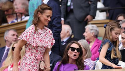 Kate Middleton caught on camera in awkward Wimbledon moment with sister Pippa