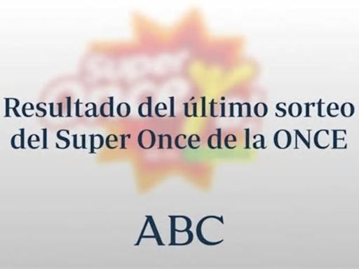 Super Once: comprobar resultados de hoy miércoles, 1 de mayo de 2024