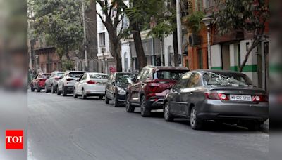 Parking pains: 23 lakh vehicles struggle with 450 legal spots in Kolkata | Kolkata News - Times of India