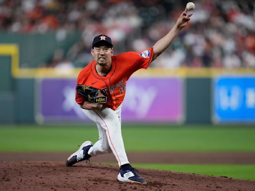 Kikuchi has 11 Ks in Houston debut, Astros beat Rays 3-2