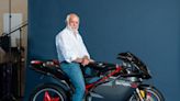 His Motorcycle Collection Includes 180 Bikes. This One He Parks in His Living Room.