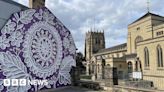 New Bradford street mural celebrates city's textile history