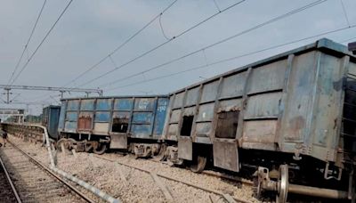 Five wagons of empty goods train derail at New Maynaguri railway station in Jalpaiguri, none injured: Northeast Frontier Railway