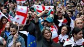 Rallying Georgians express fear, despair as ‘anti-NGO’ law looms
